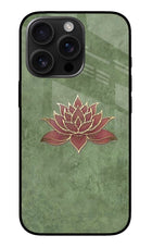 Lotus Grace iPhone 16 Pro Glass Case