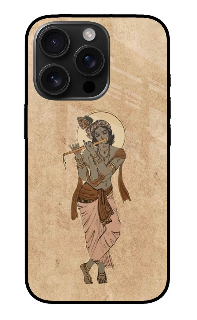 Krishna iPhone 16 Pro Glass Case