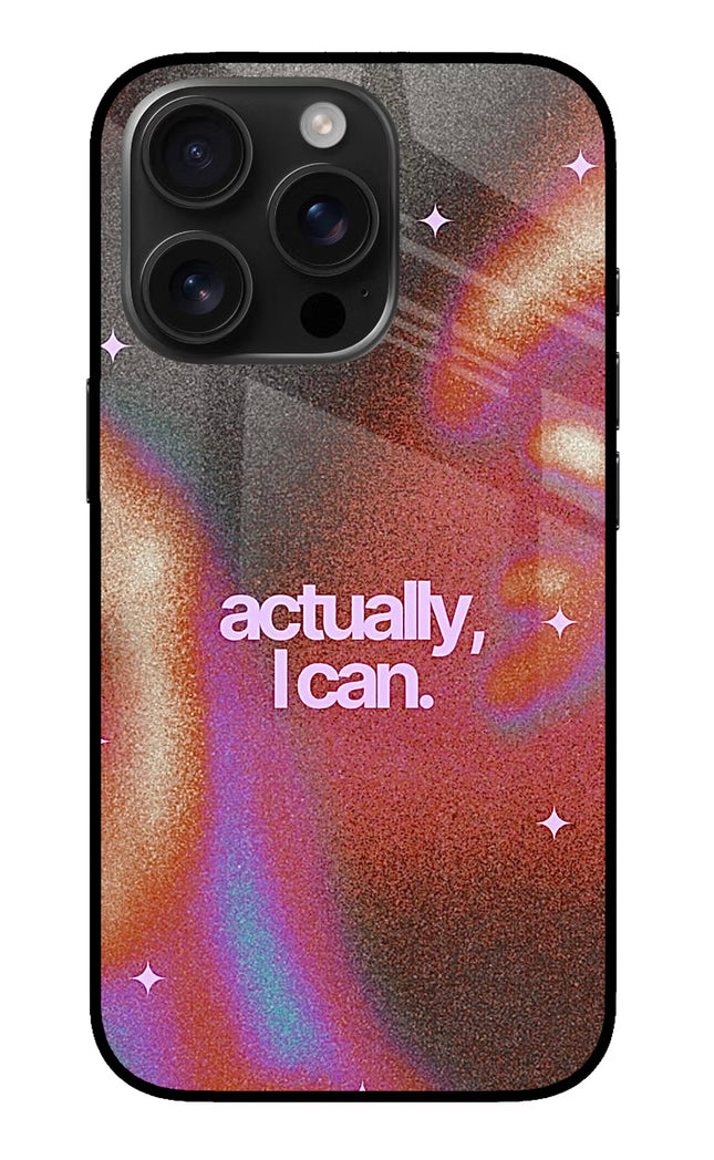 Pink Aura iPhone 16 Pro Glass Case