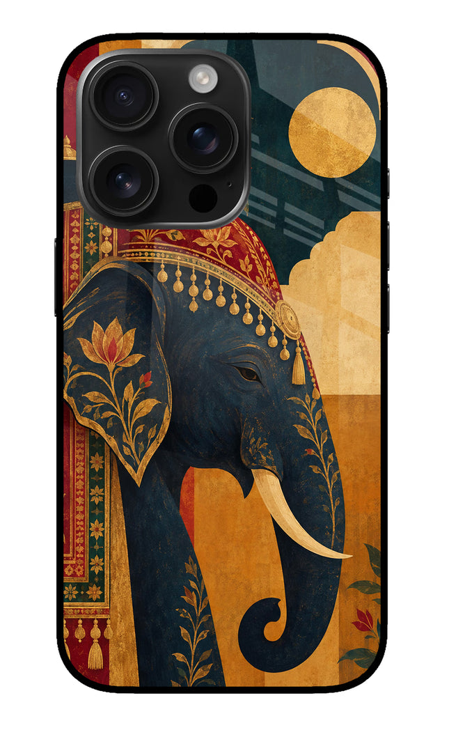 Royal Elephant iPhone 16 Pro Glass Case