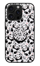 Cute Panda iPhone 16 Pro Pop Case by Casekaro