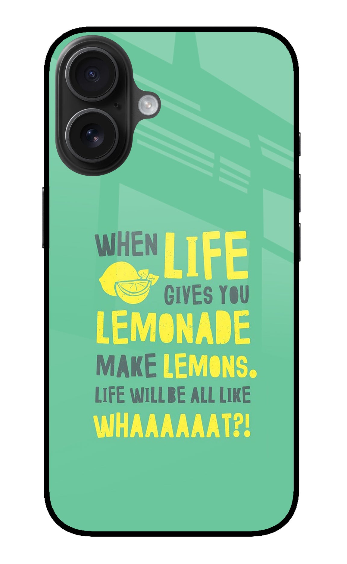 Quote iPhone 16 Plus Back Cover