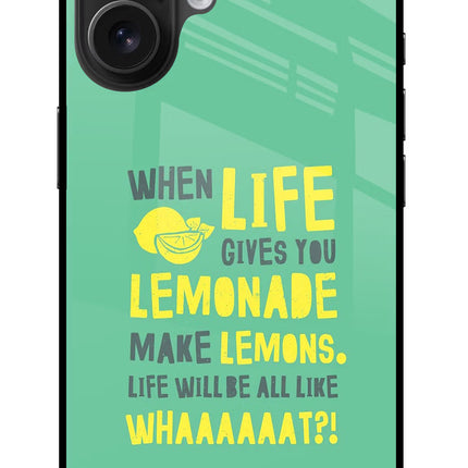 Quote iPhone 16 Plus Glass Case