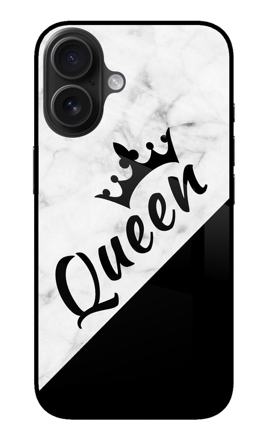 Queen iPhone 16 Plus Glass Case