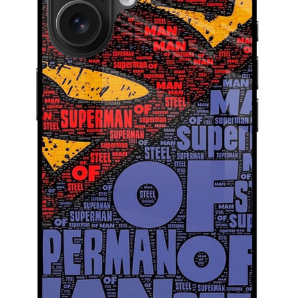 Superman iPhone 16 Plus Glass Case