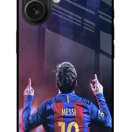 Messi iPhone 16 Plus Glass Case