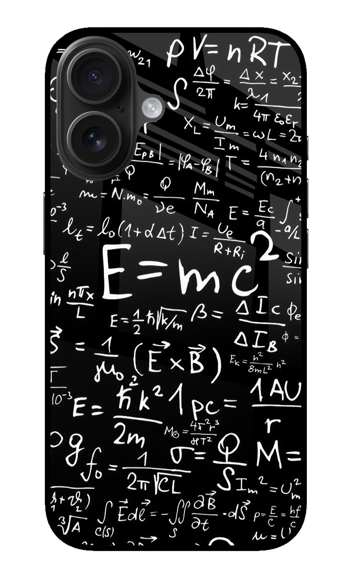 Physics Formula iPhone 16 Plus Glass Case