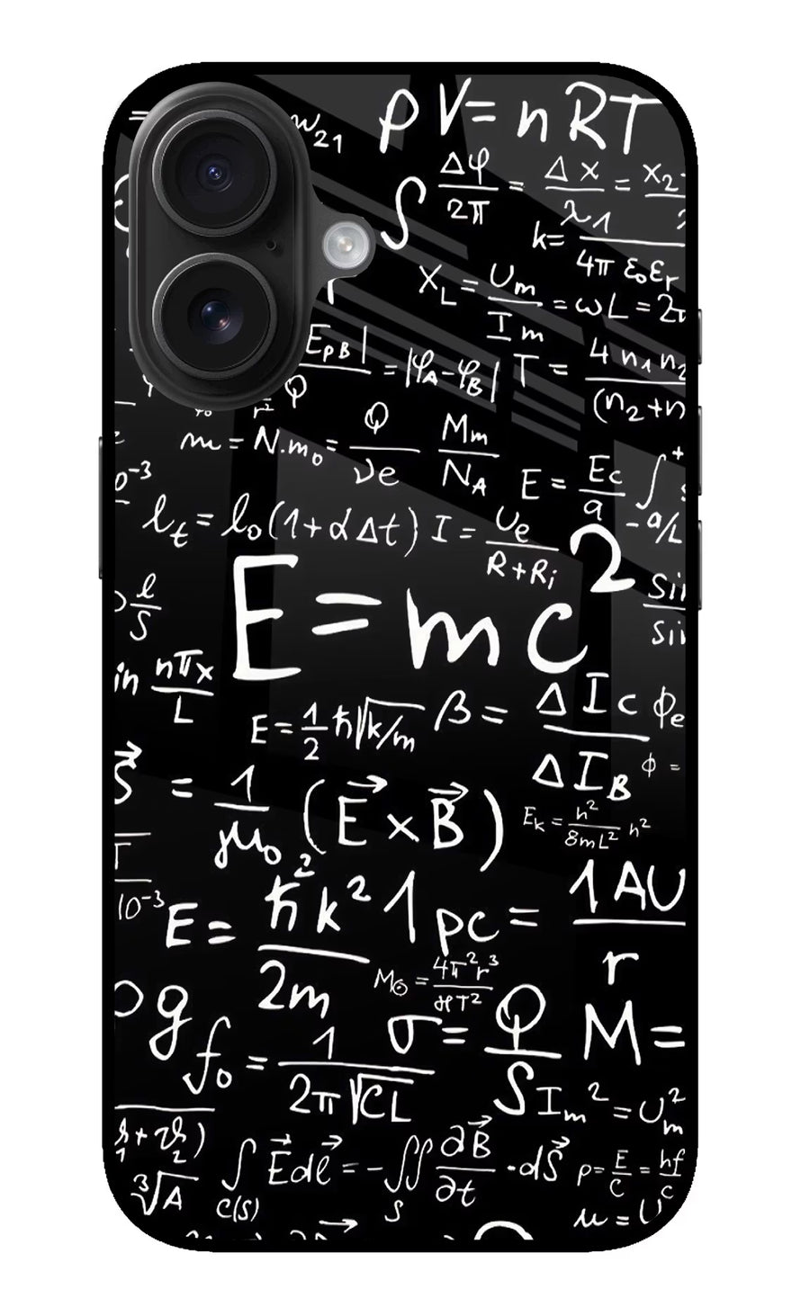 Physics Formula iPhone 16 Plus Back Cover, Metal case
