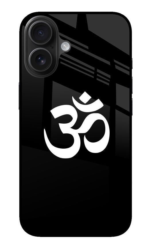 Om iPhone 16 Plus Glass Case