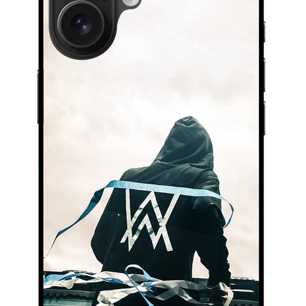 Alan Walker iPhone 16 Plus Glass Case