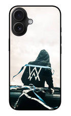 Alan Walker iPhone 16 Plus Glass Case