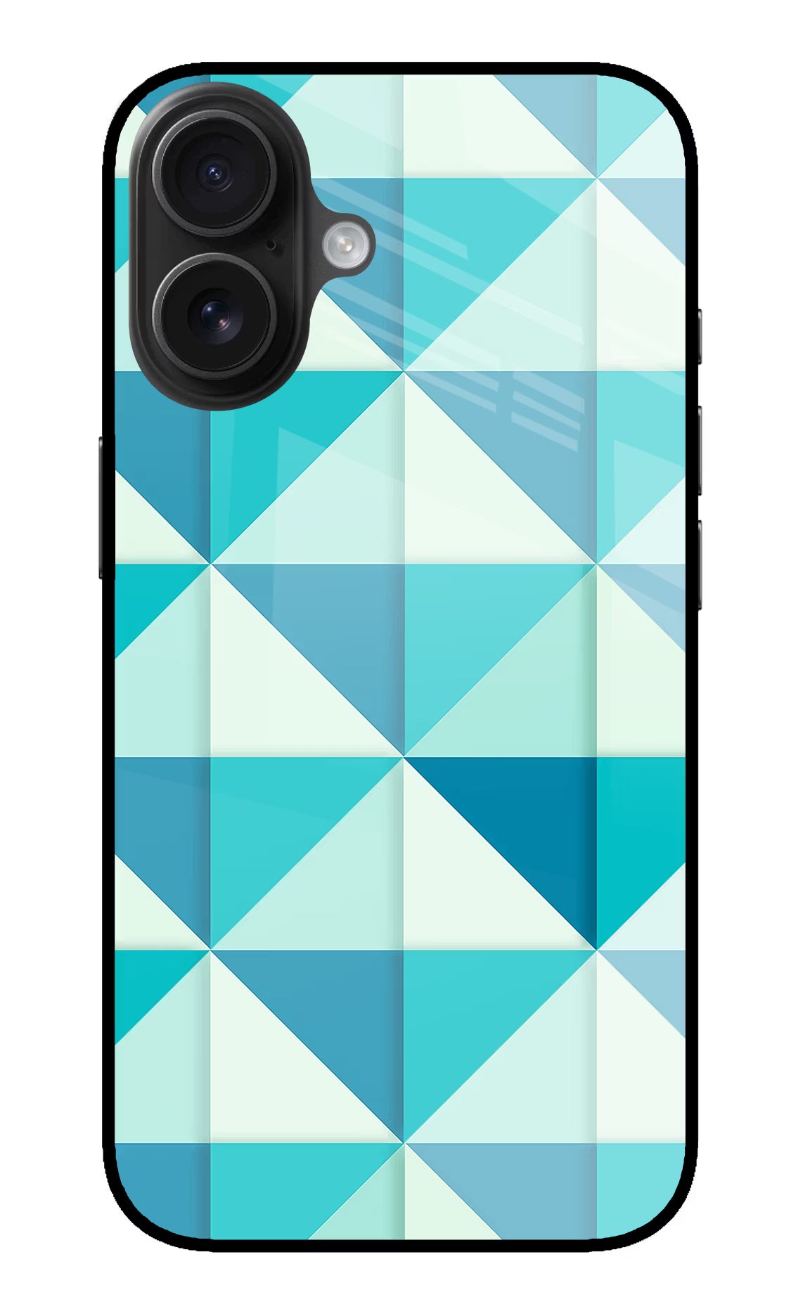 Abstract iPhone 16 Plus Glass Case Back Cover by Casekaro