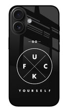 Go Fuck Yourself iPhone 16 Plus Glass Case
