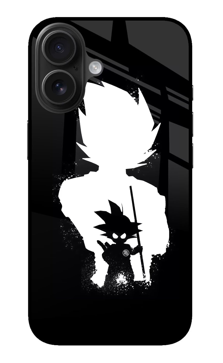 Goku Shadow iPhone 16 Plus Back Cover, Metal case