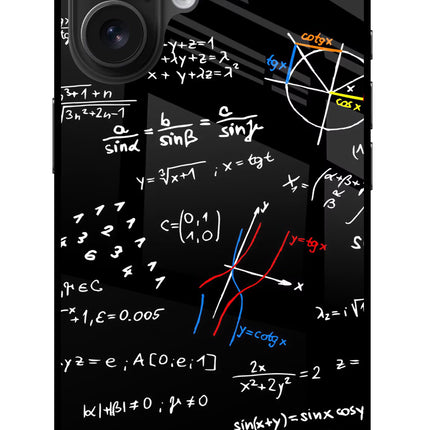 Mathematics Formula iPhone 16 Plus Glass Case