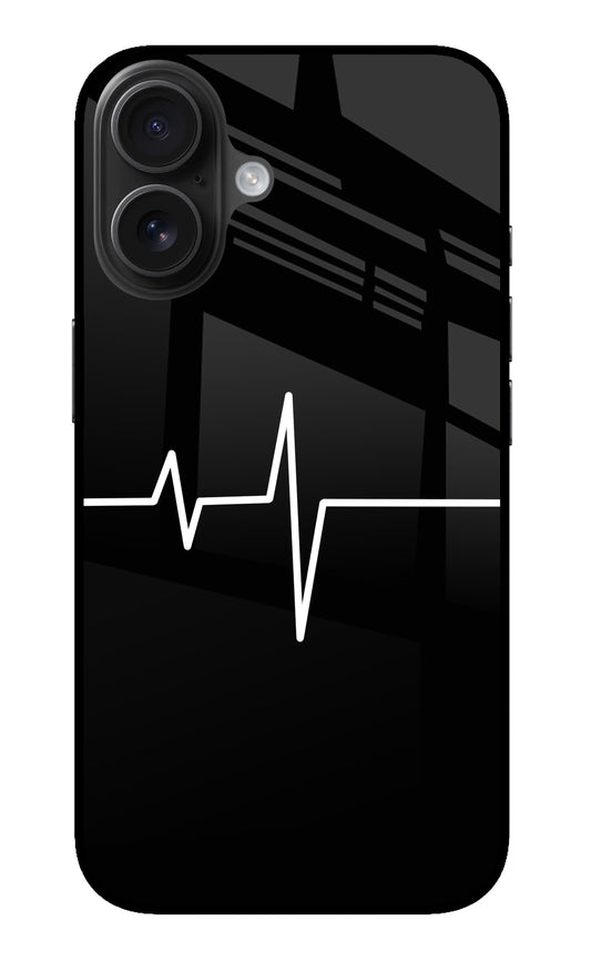 Heart Beats iPhone 16 Plus Glass Case