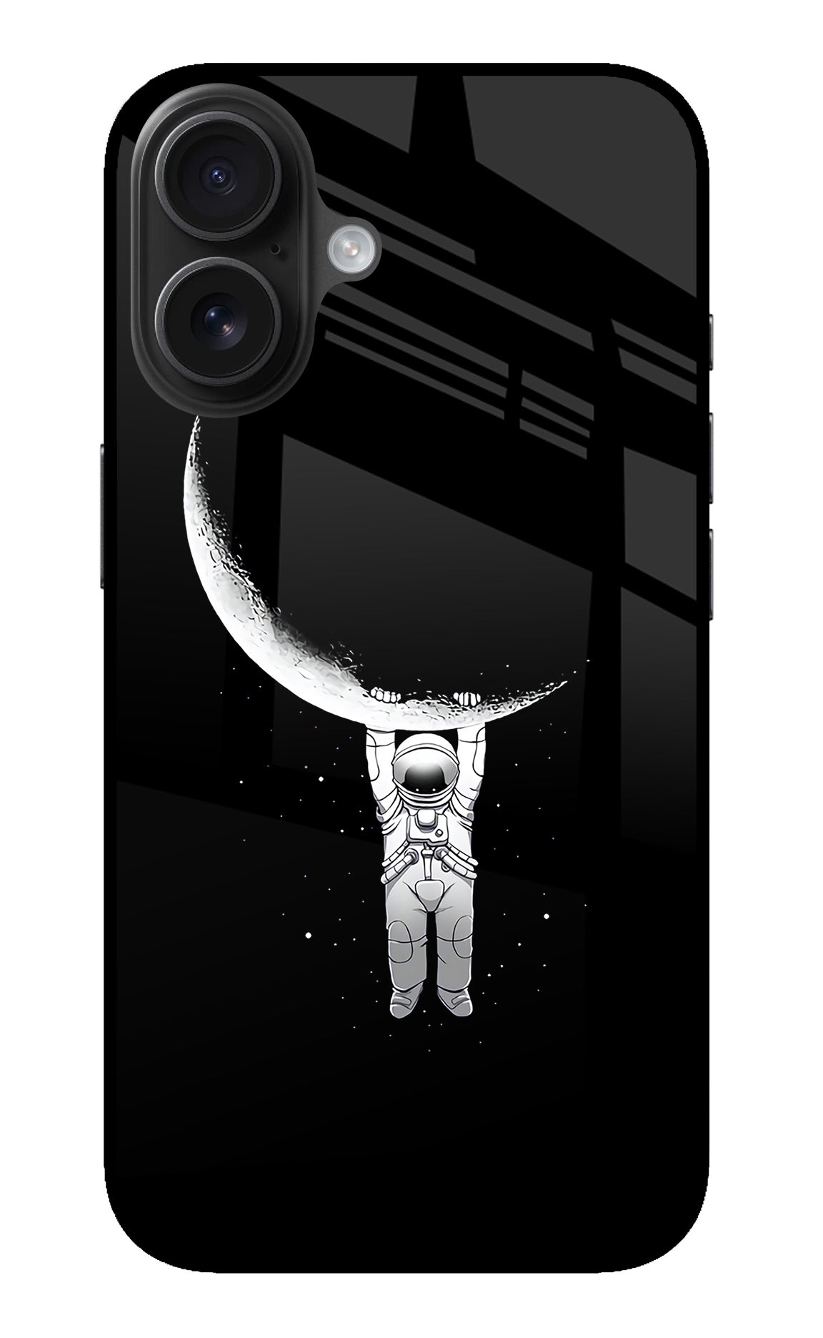 Moon Space iPhone 16 Plus Back Cover