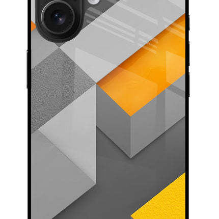 Abstract iPhone 16 Plus Glass Case