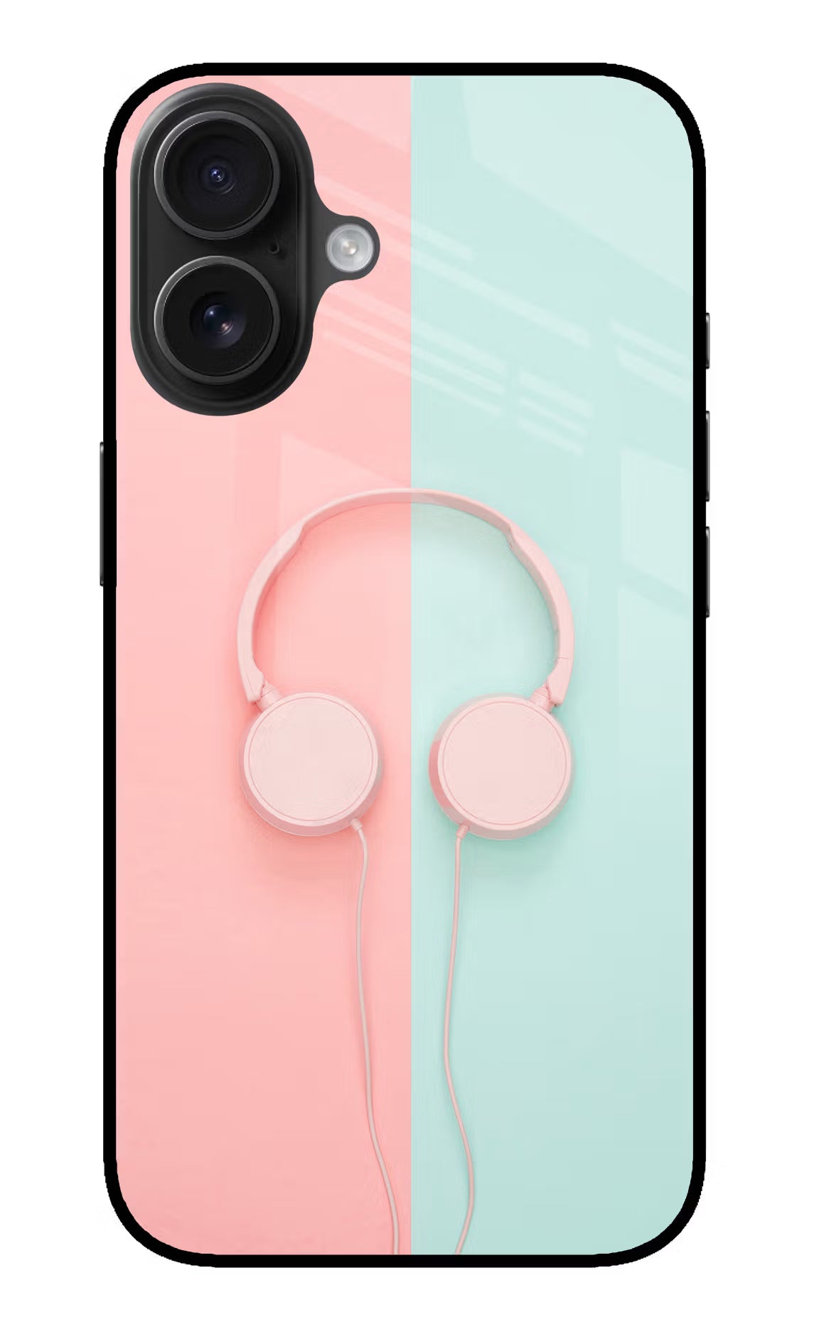 Music Lover iPhone 16 Plus Glass Case Back Cover by Casekaro