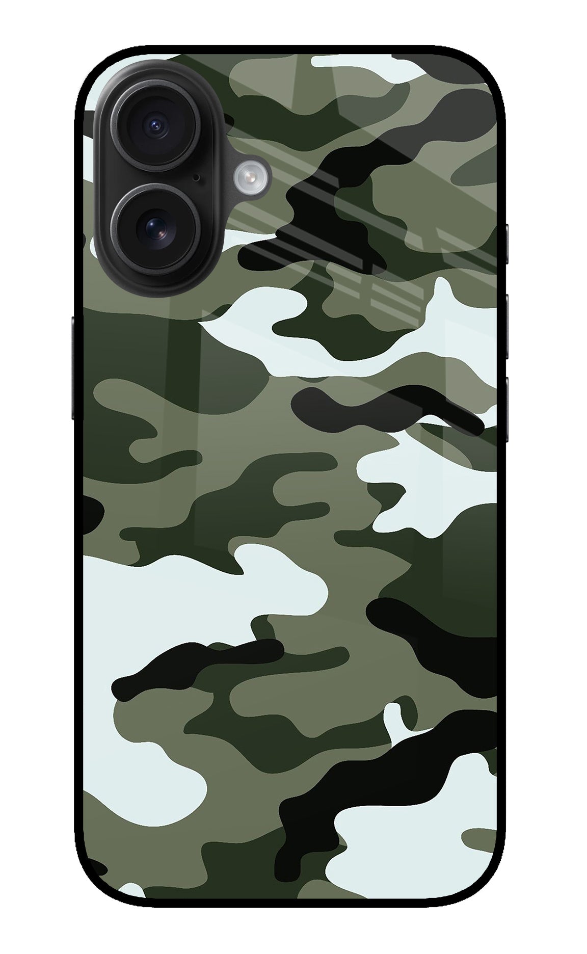 Camouflage iPhone 16 Plus Back Cover