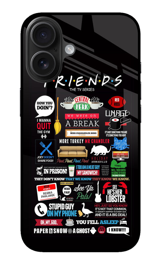 FRIENDS iPhone 16 Plus Glass Case