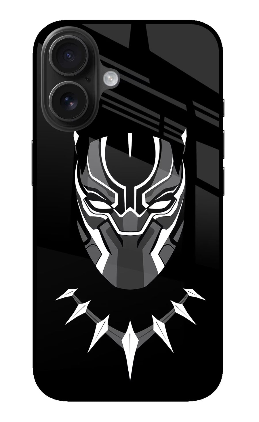 Black Panther iPhone 16 Plus Back Cover, Metal case