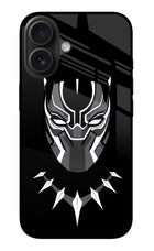 Black Panther iPhone 16 Plus Glass Case