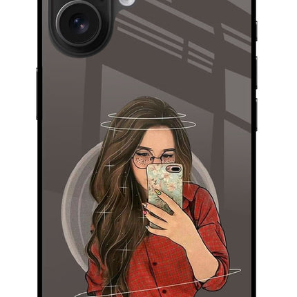 Selfie Queen iPhone 16 Plus Glass Case
