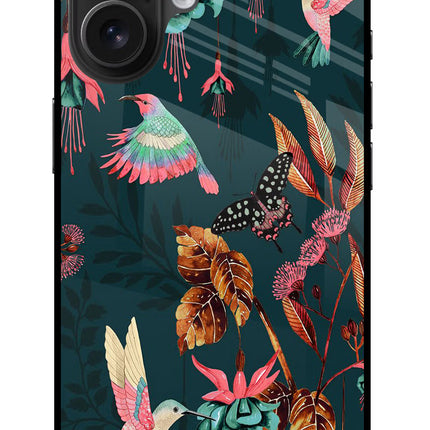 Birds iPhone 16 Plus Glass Case