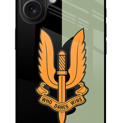 Balidan Logo iPhone 16 Plus Glass Case