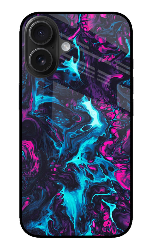 Abstract iPhone 16 Plus Glass Case