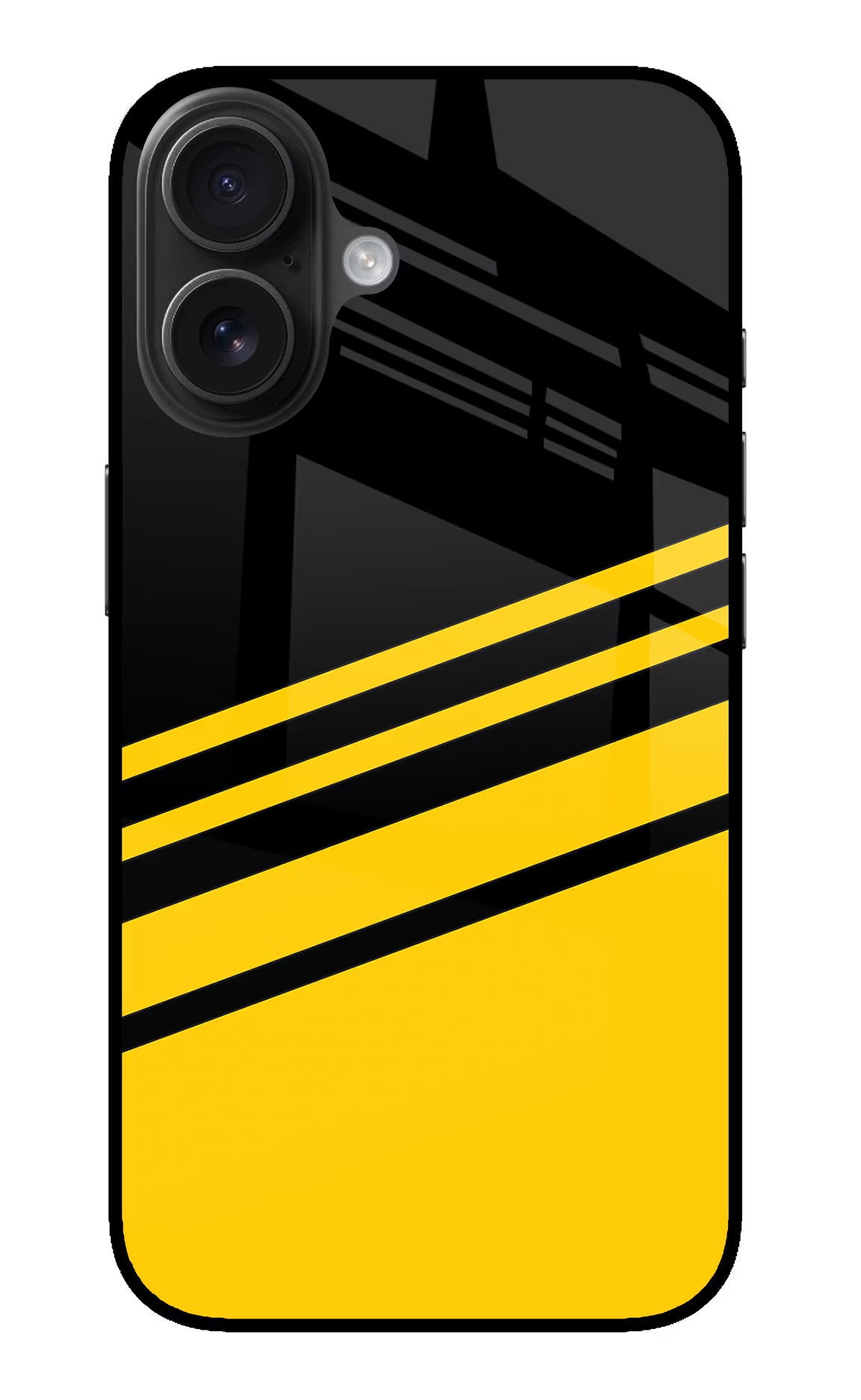 Yellow Shades iPhone 16 Plus Glass Case Back Cover by Casekaro