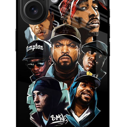 Rappers iPhone 16 Plus Glass Case