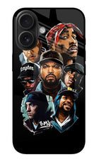 Rappers iPhone 16 Plus Glass Case