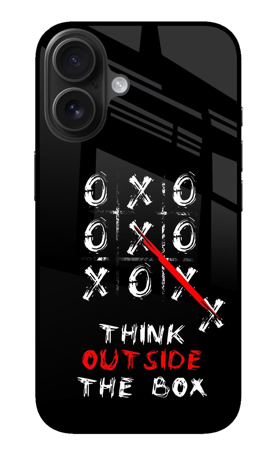 Think out of the BOX iPhone 16 Plus Back Cover, Metal case
