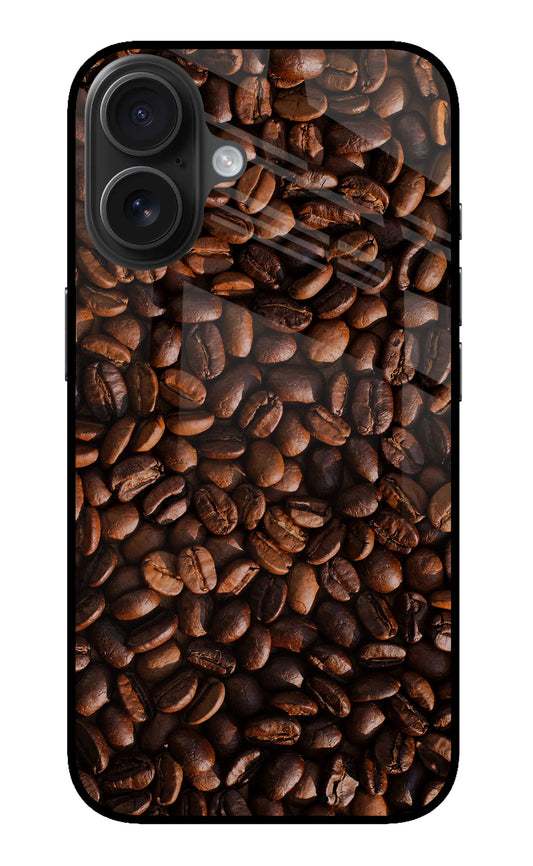 Coffee Beans iPhone 16 Plus Glass Case