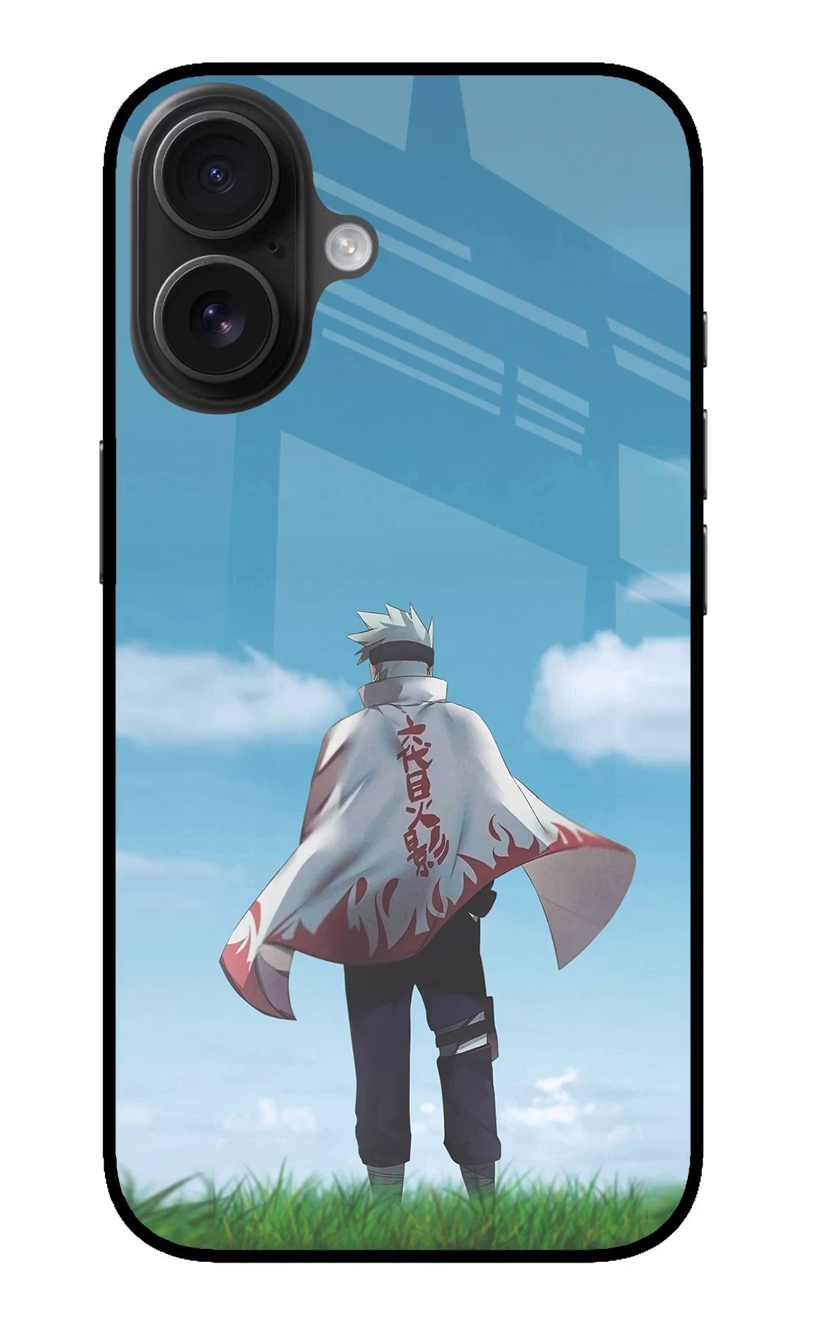 Kakashi iPhone 16 Plus Glass Case Back Cover by Casekaro