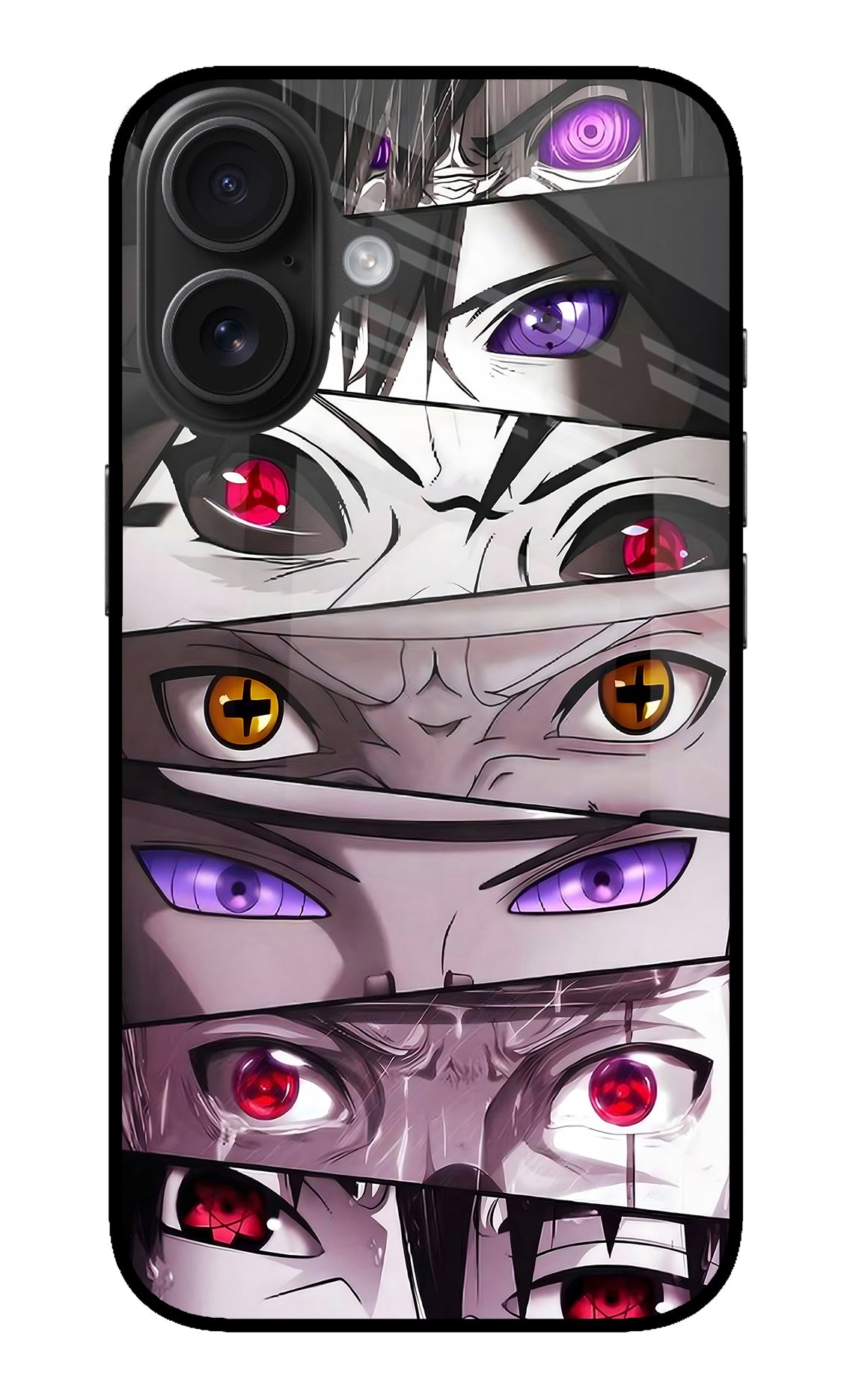 Naruto Anime iPhone 16 Plus Glass Case