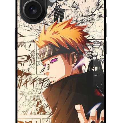 Pain Anime iPhone 16 Plus Glass Case