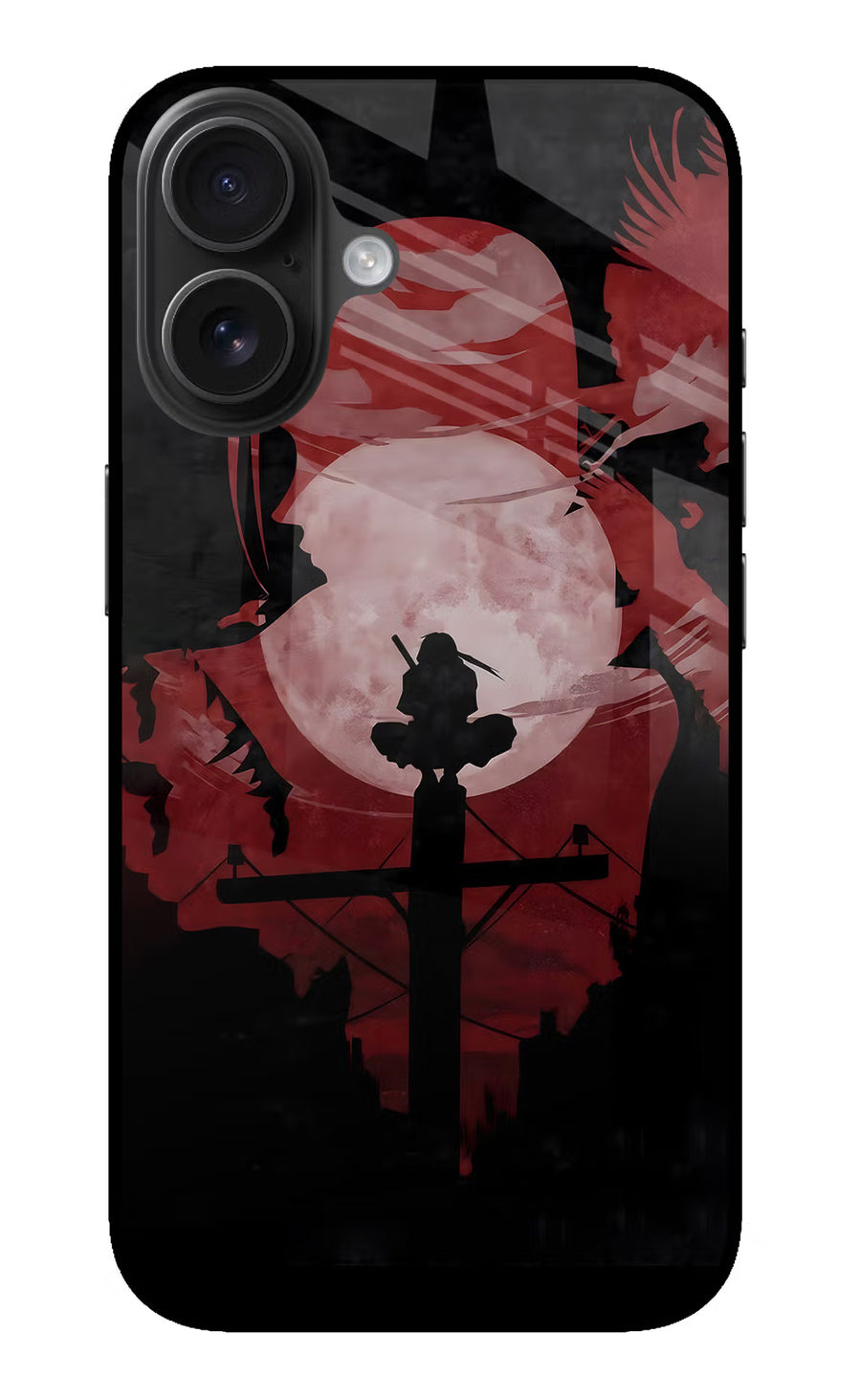 Naruto Anime iPhone 16 Plus Back Cover, Metal case