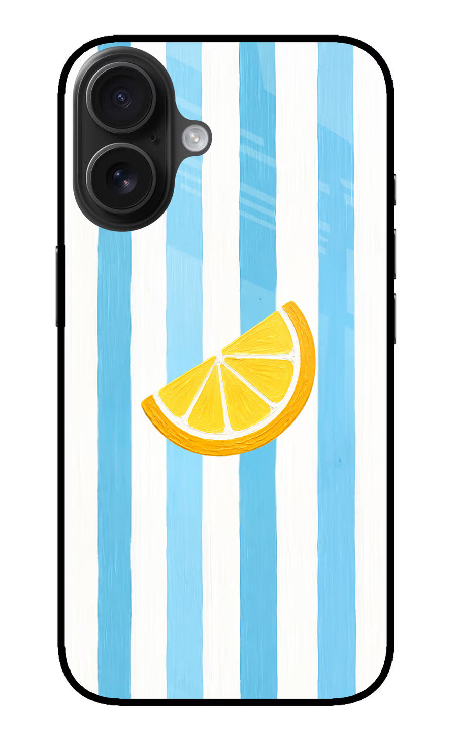 Summer Lemon iPhone 16 Plus Back Cover, Metal case
