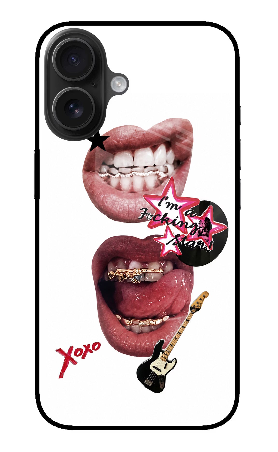 Rockstar iPhone 16 Plus Glass Case