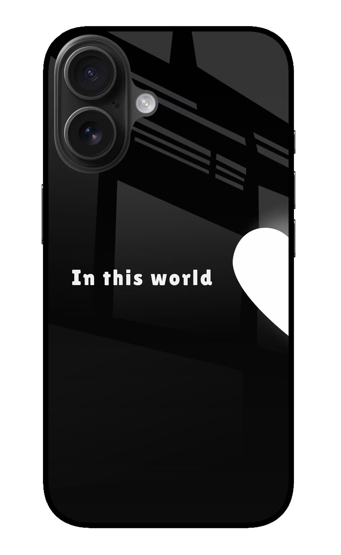 This World iPhone 16 Plus Glass Case