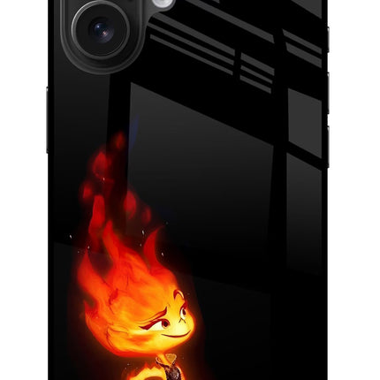 Ember Flame iPhone 16 Plus Glass Case