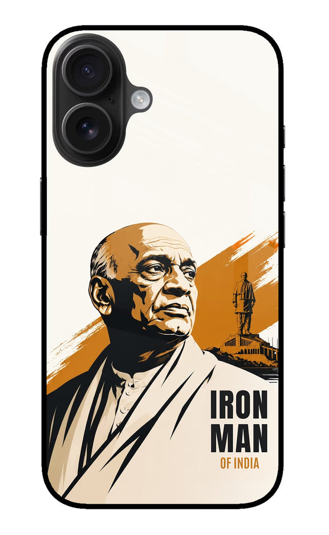 Chandrashekhar Azad Fearless iPhone 16 Plus Glass Case