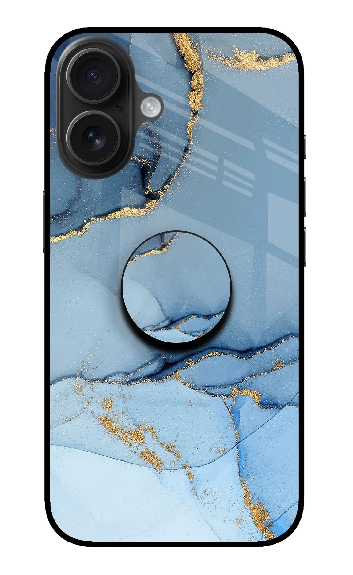 Blue Marble iPhone 16 Plus Pop Case