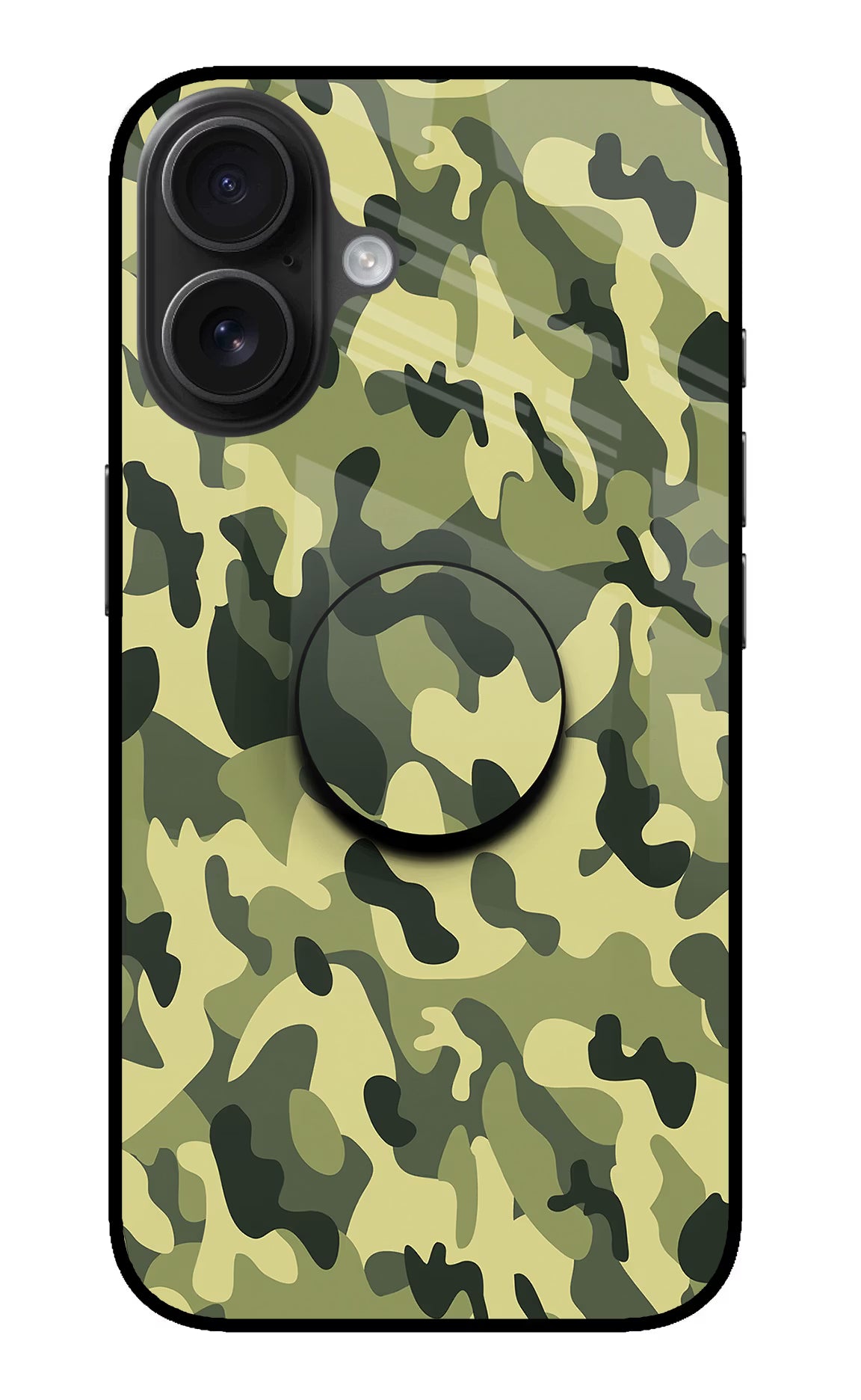Camouflage iPhone 16 Plus Pop Case by Casekaro