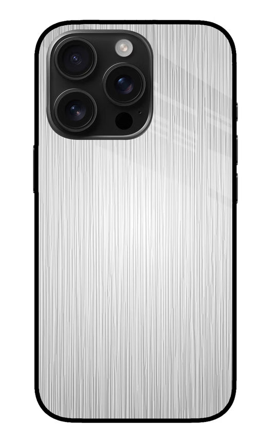 Wooden Grey Texture iPhone 16 Pro Max Glass Case