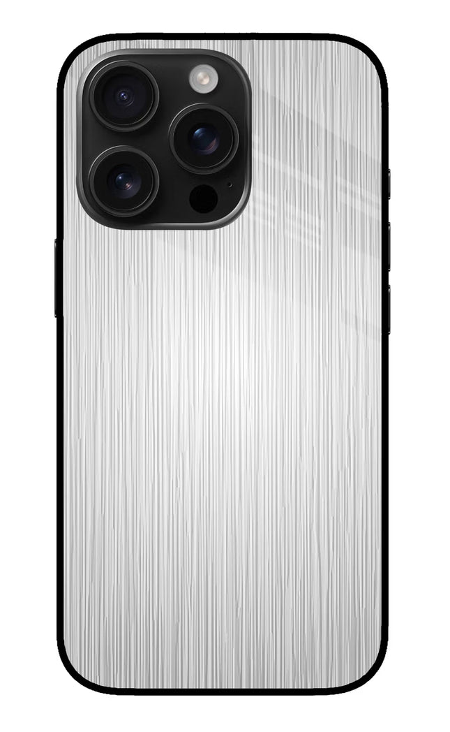 Wooden Grey Texture iPhone 16 Pro Max Glass Case