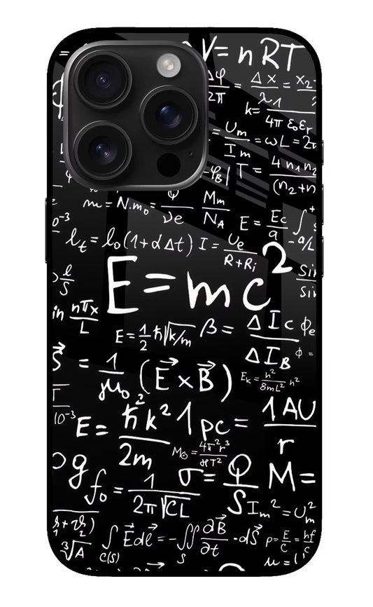 Physics Formula iPhone 16 Pro Max Glass Case